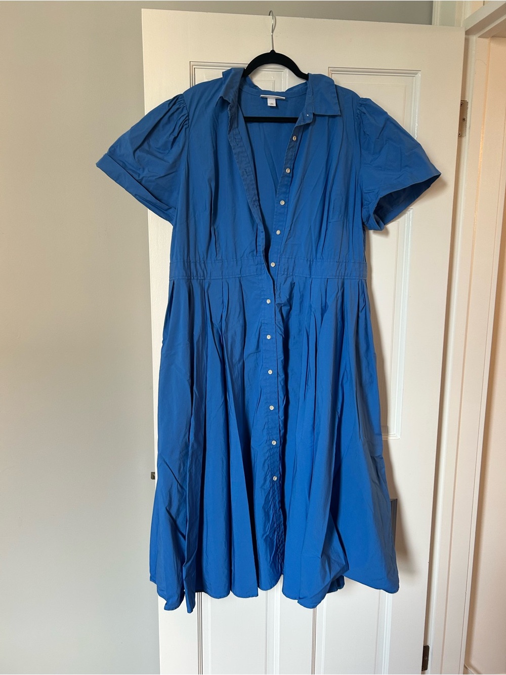 Alexis for Target Cobalt Blue Button-Front Midi Dress